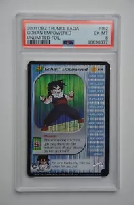 Dragonball Z Score Gohan Empowered Foil LV4 #152 Trunks Saga 2001 PSA 6 - Picture 1 of 2