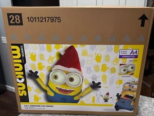 Universal 3.5 ft Animated LED Holiday Minion Home Depot Christmas 2024 - Picture 1 of 2