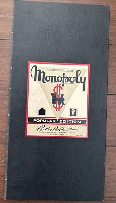 Vintage 1946 Parker Brothers Inc. Monopoly Board Only Made USA - Image 1 of 4