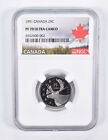 1991 PF70 Canadian 25C Quarter NGC Canada Lbl