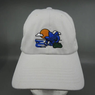 Gorra de béisbol Adidas Treffy Trefoil recicla floral blanca con tirantes talla única Foto 1 de 4