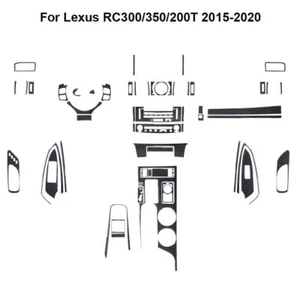 54Pcs Carbon Fiber Full Interior Kit Cover Trim For Lexus RC300/350/200t - Bild 1 von 17
