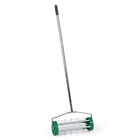 Gardening Lawn Aerator Grass Roller With 3 Level Adjustable Telescopic Handle