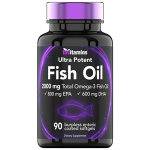 Burpless Omega-3 Fish Oil: 2000Mg X 90 Softgels 1400Mg Total Omega-3 Fatty Acids - Picture 1 of 12