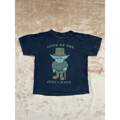 Star Wars Yoda St Patrick’s Day T-Shirt Youth Boys Size Large 2015 - Image 1 of 4