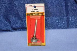 GC B1-690 1 Meg Ohm Potentiometer Control Linear Taper 2 Watt 2" round shaft NOS - Picture 1 of 3