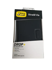 Genuine OtterBox iPhone 14 Pro Max Wallet Folio Flip Rugged Case Card PK Cover - Picture 1 of 3
