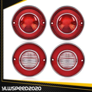 Fits for 1975-1979 Chevrolet Corvette C3 Tail Lights & Backup Lights Set of 4 - Picture 1 of 9