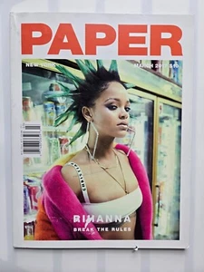 Rihanna PAPER MAGAZINE March 2017 Break The Rules RARE Fenty - Picture 1 of 6