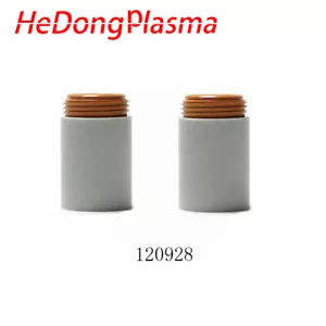 Tapa de retención de cortador de plasma 120928 2 piezas para antorcha de plasma Hypertherm PMX1650 - Imagen 1 de 5