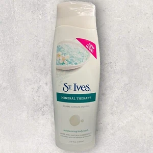 1 x St. Ives MINERAL THERAPY Moisturizing Body Wash Natural Ingredients 13.5oz - Picture 1 of 4