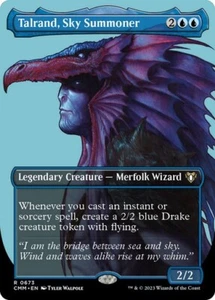 Talrand, Sky Summoner BORDERLESS - 0673 - Rare- Commander Masters CMM MTG - Picture 1 of 1