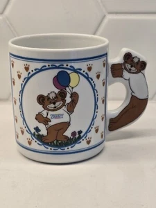 Vintage ZEDDY BEAR Zellers Store Canada CERAMIC MUG ** Colorful EUC - Picture 1 of 4