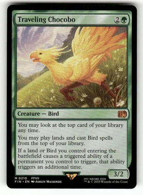 Traveling Chocobo #210 (NM) Final Fantasy FIN Magic MTG - Image 1 of 2
