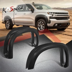 4Pcs Wheel Fender Flares Protector Cover for Chevrolet Silverado 1500 2019-2024 - Picture 1 of 7