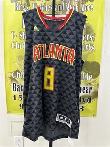 VTG Dwight Howard #8 NBA Atlanta Hawks Black Jersey Swingman Men Size M Adidas - Picture 1 of 20