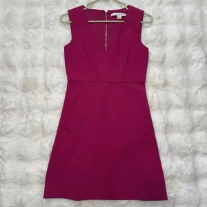 Diane von Furstenberg Kleid Damen Größe 0 Rosa Ärmellos Mini Etui - Bild 1 von 13