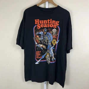Predator Hunting Season Retro Graphic Tee Men’s XXL Black  - Bild 1 von 4