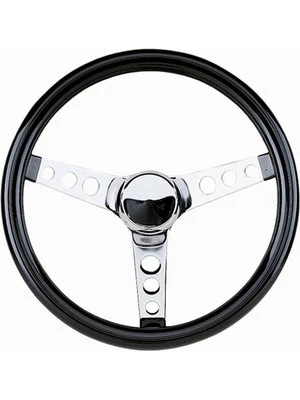 Grant Steering Wheel Classic 13-1/2 in Diameter 3-Spoke Black Vinyl Grip (502) - Image 1 of 4