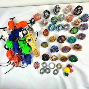 Riesiges Beyblade Lot Burst & Metal Fusion + Launchers Ripcords Teile Konvolut - Bild 1 von 19