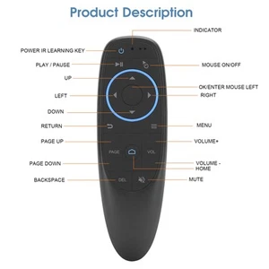 Bt 5.0 Remote Mouse Intelligente Drahtlose Fernbedienung Drahtlose Gyroskop URS - Bild 1 von 17