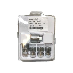 OEM Mopar Wheel Lock Kit 14mm X 1.5 04755404AA Dodge New Sealed Free Shipping - Picture 1 of 2