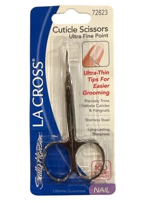 #72823 Sally Hansen LA Cross Cuticle Scissors Ultra Fine Point Stainless Steel - Image 1 of 2