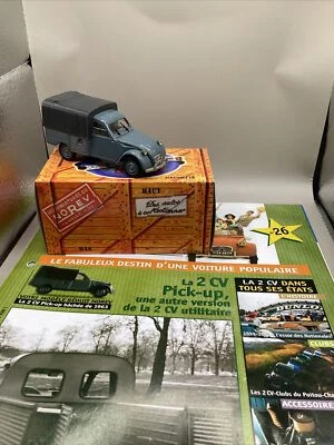 Collection 2 CV Citroën,Norev Hachette, La 2 Cv Pick-up Bâchée 1963 N•26 - Photo 1/3