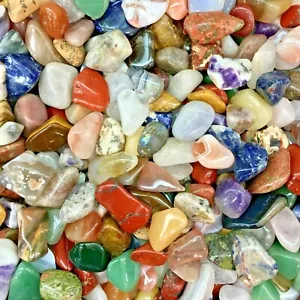 30-50 Colorido Mezcla Natural Surtido A Granel Caído Piedras Preciosas Mezcla 1/4 lb - Imagen 1 de 11