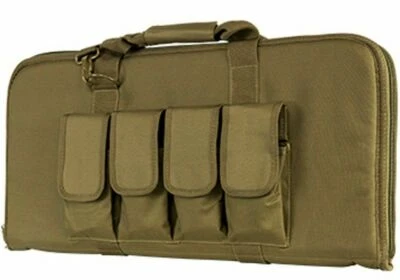 VISM Short Rifle Case 28" Tactical Small Rifle Bag Carbine Rifle Bag TAN - Image 1 of 4
