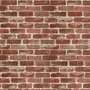 Red Brick Wallpaper, Self-Adhesive Peel And Stick Wallpaper Waterproof And Goo - Picture 1 of 7