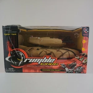 Rumble Wars CYBER TANK Brown Camo w/2 Cyber Troopers 2001 Trendmasters - Picture 1 of 6