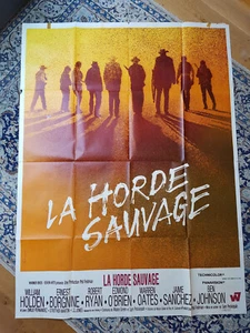 Affiche 1969 LA HORDE SAUVAGE 120x160 Sam PECKINPAH / WESTERN POSTER - Photo 1/1