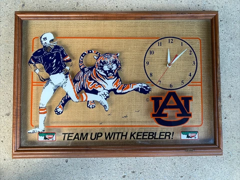 Auburn Tigers vintage Keebler clock Cover
