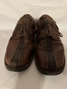 Mens CLARKS Size 13M Touareg 70852 Brown Two Tone Dress Casual Shoes Leather - Picture 1 of 9