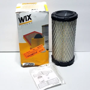 Filtro de aire exterior con sello radial negro y plateado Wix 46449 para tractores John Deere - Imagen 1 de 12