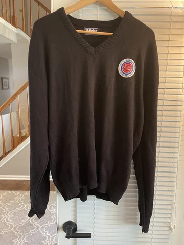 Vintage Detroit Pistons LOGO 1989 Champions Sweater USA Size Backcourt Club XL Cover