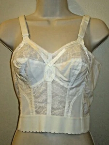 DO ALL LNGLN COTTON&LACE QT MAGIC LOOP BRA 720or714 HARD TO FIND!!!VINTAGE - Picture 1 of 1
