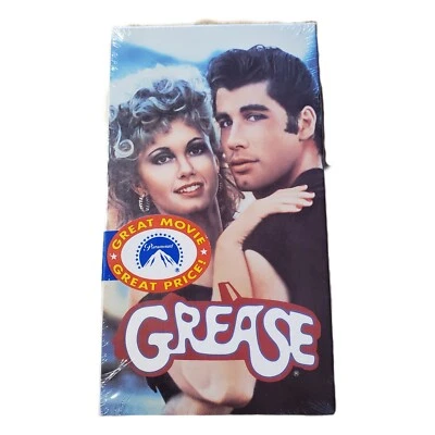 Grease Factory Sealed VHS 1977 John Travolta  Olivia Newton John Romance Classic - Image 1 of 4