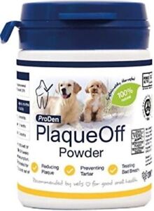 ProDen PlaqueOff Powder 60 g for Small Dogs and Cats, Bad Breath, Plaque Tartar*