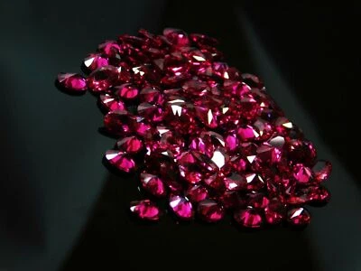 Natural Red Ruby Gemstone Certified Mogok Oval Shape 7 x 5 mm 20 PCS Lot t443 - Image 1 of 4