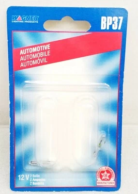BP37 Wagner 12V Automotive Instrument Panel Bulbs - Qty. 2 pieces - Image 1 of 3