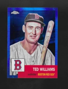 TED WILLIAMS 2022 Topps Chrome Platinum #89 BLUE PRISM REFRACTOR - RARE CENTERED - Picture 1 of 2