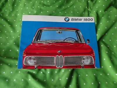 BMW 1800 E10 1965 folleto de ventas de fábrica Prestige con fecha 3/65 excelente Foto 1 de 4