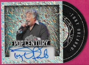 Autógrafo Leaf Metal Pop Century 2025 Tony Orlando #vs-to1 plateado brillante 5/15 - Imagen 1 de 2