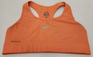 Sujetador deportivo de compresión Nike Pro para mujer talla pequeña naranja brillante (YW) - Imagen 1 de 8