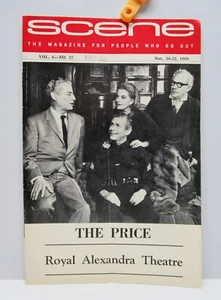 De colección - SCENE Mag. THE PRICE Playbill - Royal Alexandra Theatre - Toronto 1969 - Imagen 1 de 10