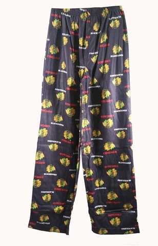 Chicago Blackhawks NHL Youth Kids Size Print All Over Pajama Pants New Tags Cover