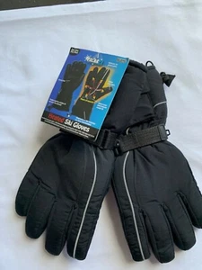 Hot Headz Polarez Battery Powered Heated Ski Gloves, Black - One Size Fits Most - Picture 1 of 4