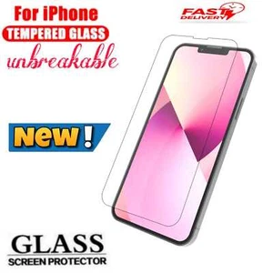 Unbreakable Glass Screen Protector For iPhone 11/12/13/14/15 Pro/ 16/17 Pro Max - Picture 1 of 3